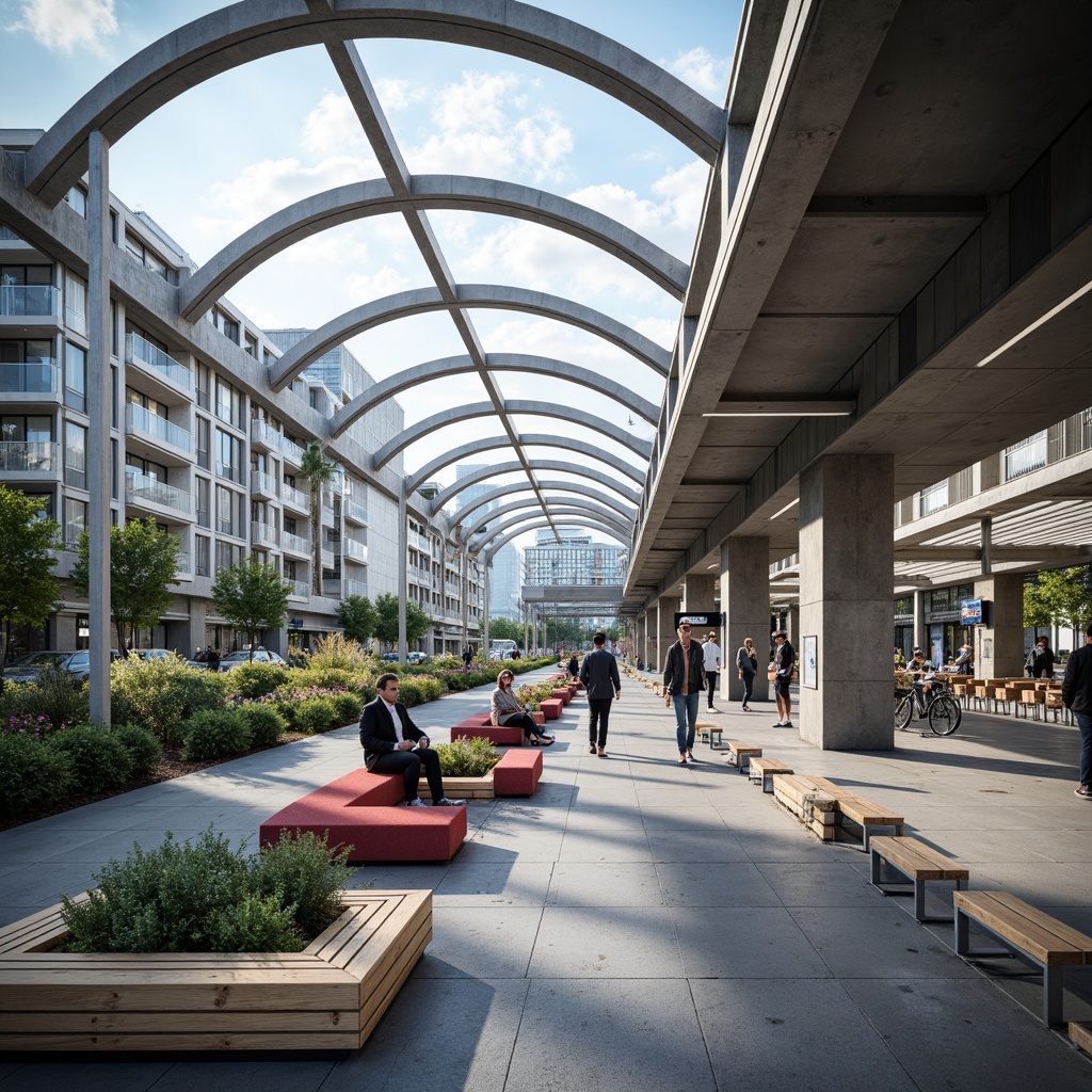 Prompt: Modern bus station, sleek steel structures, curved rooflines, natural ventilation, ample lighting, functional seating areas, wooden benches, ergonomic design, comfortable cushions, stainless steel frames, minimalistic decor, urban landscape, busy commuters, rush hour atmosphere, shallow depth of field, 1/2 composition, realistic textures, ambient occlusion.