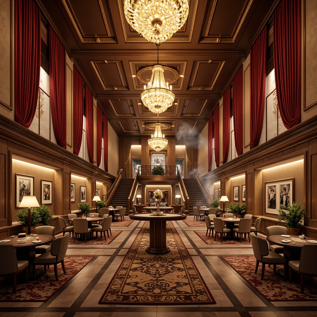 Prompt: Luxurious casino interior, ornate chandeliers, rich velvet drapes, polished marble floors, elegant wooden accents, classic columns, sophisticated lighting fixtures, lavish furnishings, opulent decorations, grand staircases, spacious gaming areas, private VIP rooms, atmospheric smoke effects, warm golden lighting, shallow depth of field, 1/1 composition, realistic textures, ambient occlusion.