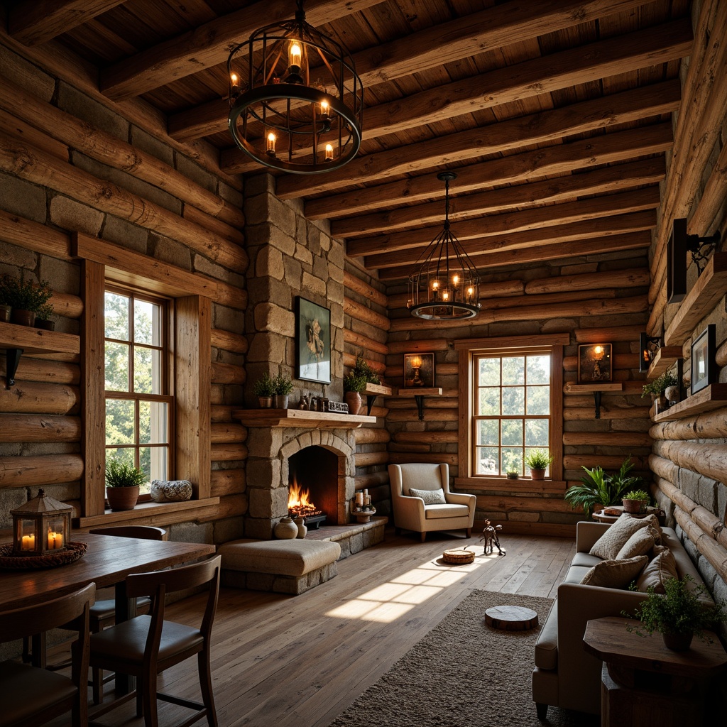 Rustic Style Game Room Design Ideas