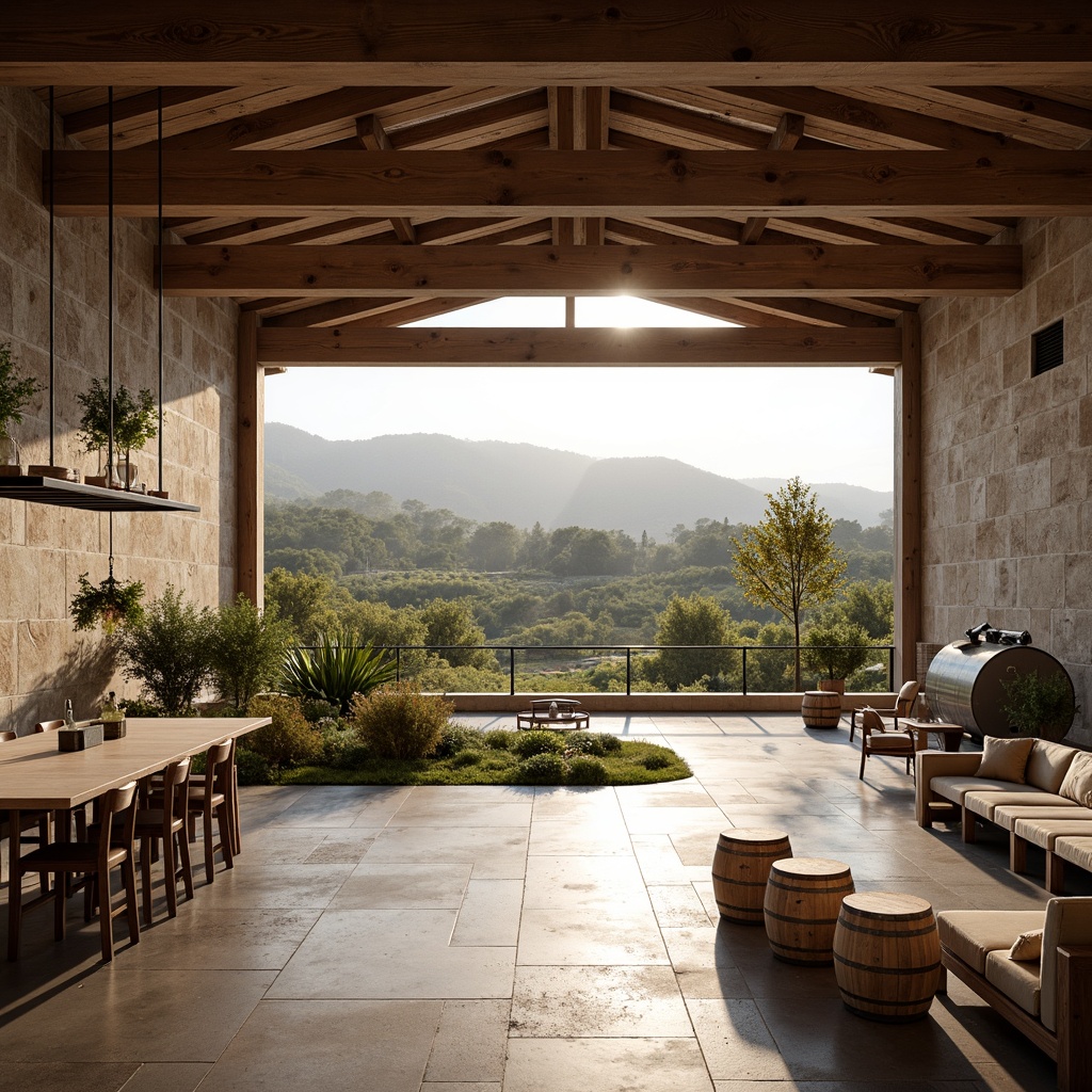 Winery Minimalism Style Building Design Ideas