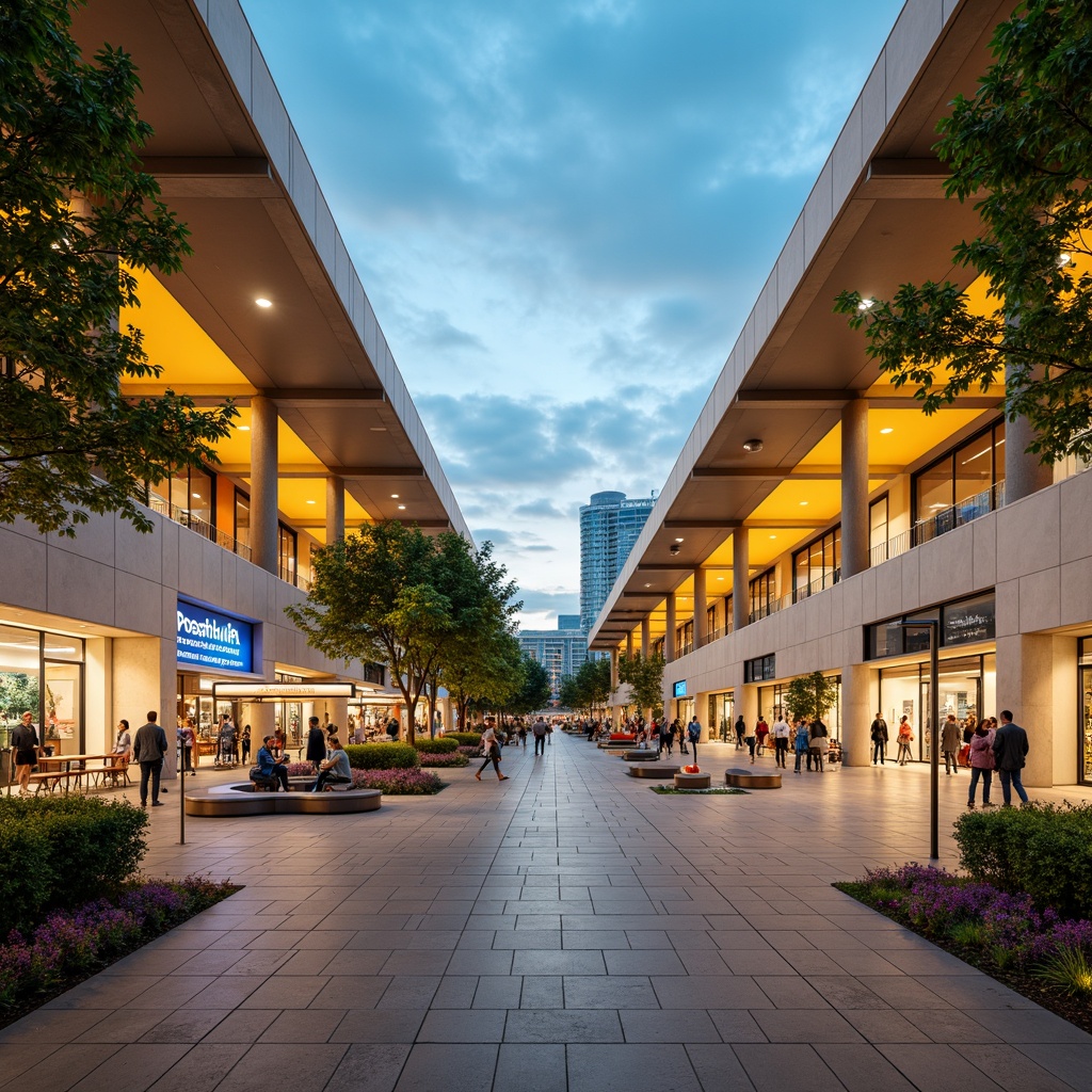 Prompt: Vibrant bus station, urban landscape, modern architecture, curved lines, sleek metallic surfaces, bright LED lighting, comfortable seating areas, lush greenery, natural stone floors, warm beige tones, calming blue accents, energetic orange hues, playful yellow highlights, dynamic movement, blurred motion, shallow depth of field, 1/1 composition, realistic textures, ambient occlusion.