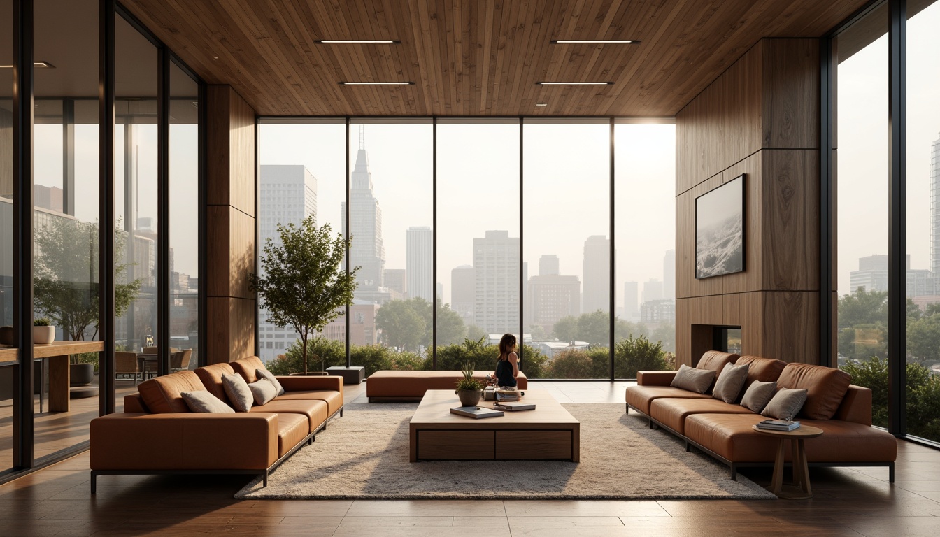 Prompt: Cozy living room, comfortable seating areas, warm color scheme, natural wood accents, soft cushions, minimal ornaments, calming artwork, floor-to-ceiling windows, urban cityscape views, modern minimalist architecture, sleek metal frames, subtle lighting fixtures, 1/2 composition, atmospheric misty morning, shallow depth of field, realistic textures, ambient occlusion.Let me know if this meets your requirements!