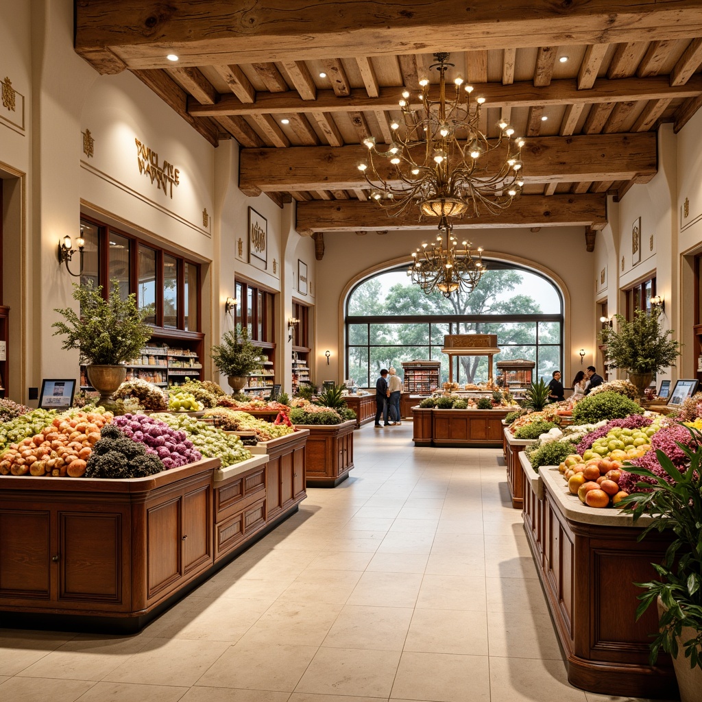 Grocery Store Rococo Style Building Design Ideas