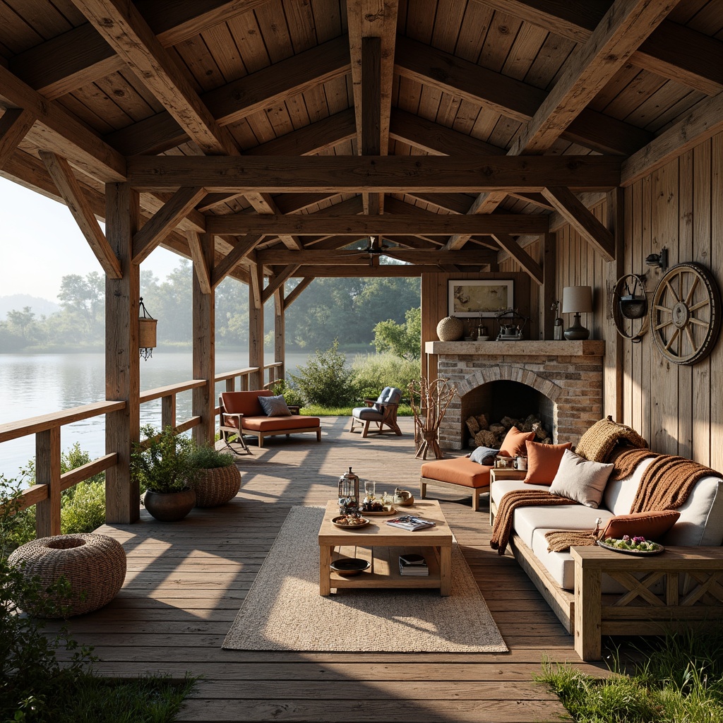 Boathouse Rustic Style Building Design Ideas