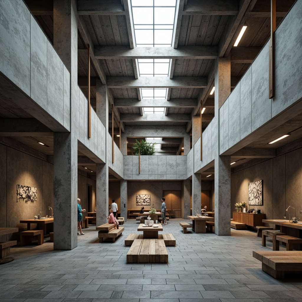 Brutalism Style School Building Interior Design Ideas