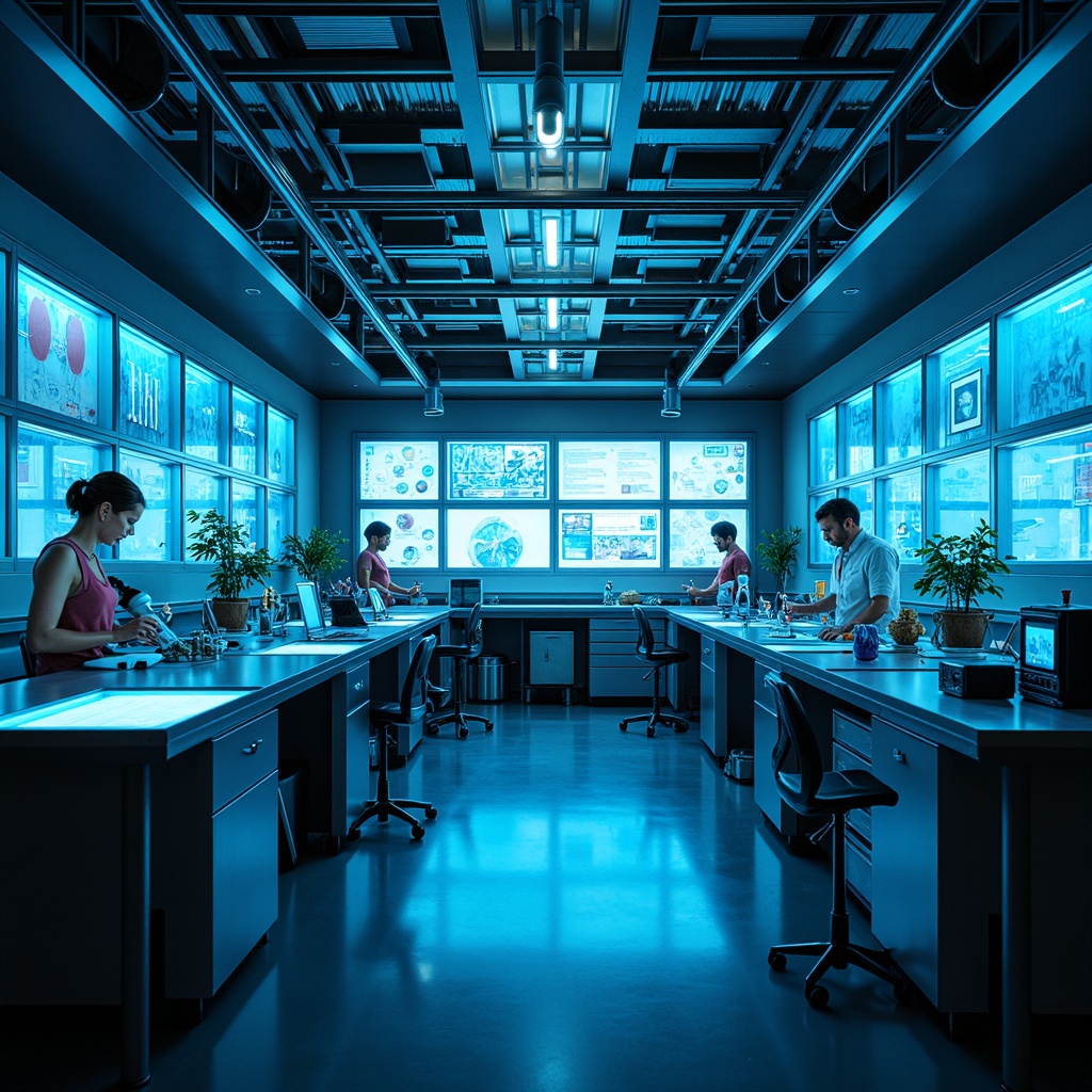 Laboratory Futurism Style Building Interior Design Ideas