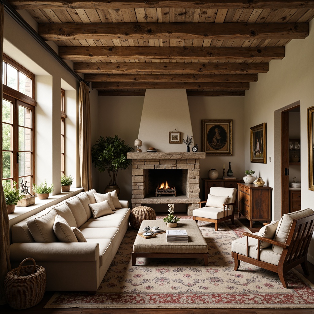 Family Room French Country Style Building Design Ideas