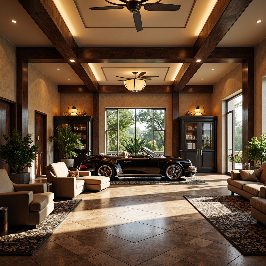 Art Deco Style Family Garage Interior Design Ideas