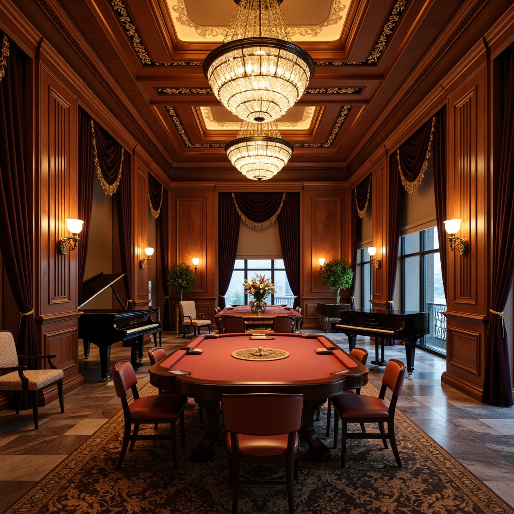 Neoclassicism Style Game Room Building Design Ideas