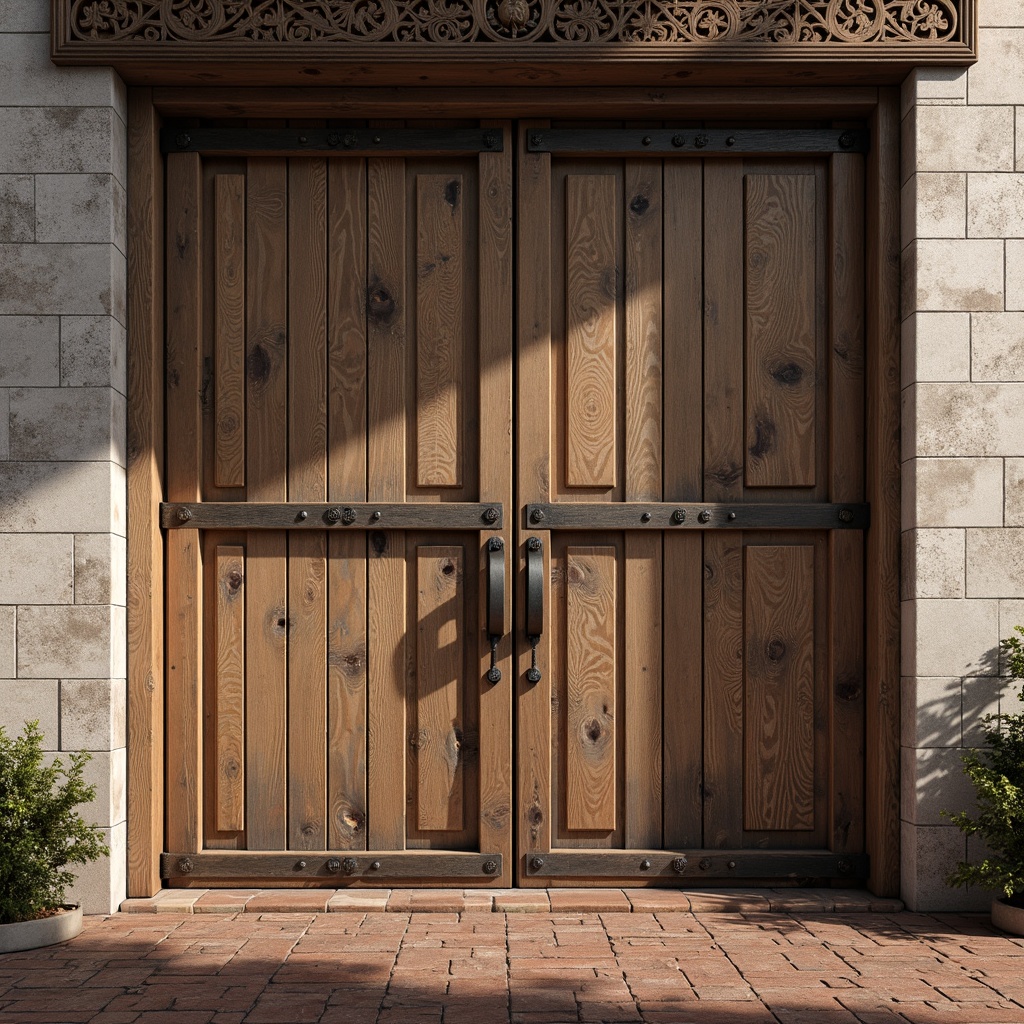 Prompt: Rustic wall finishes, natural stone textures, earthy tones, rough-hewn wooden planks, distressed brick surfaces, vintage metal accents, weathered concrete walls, traditional ornate carvings, cultural heritage-inspired patterns, warm ambient lighting, soft focus, shallow depth of field, 1/1 composition, realistic render, subtle color grading.