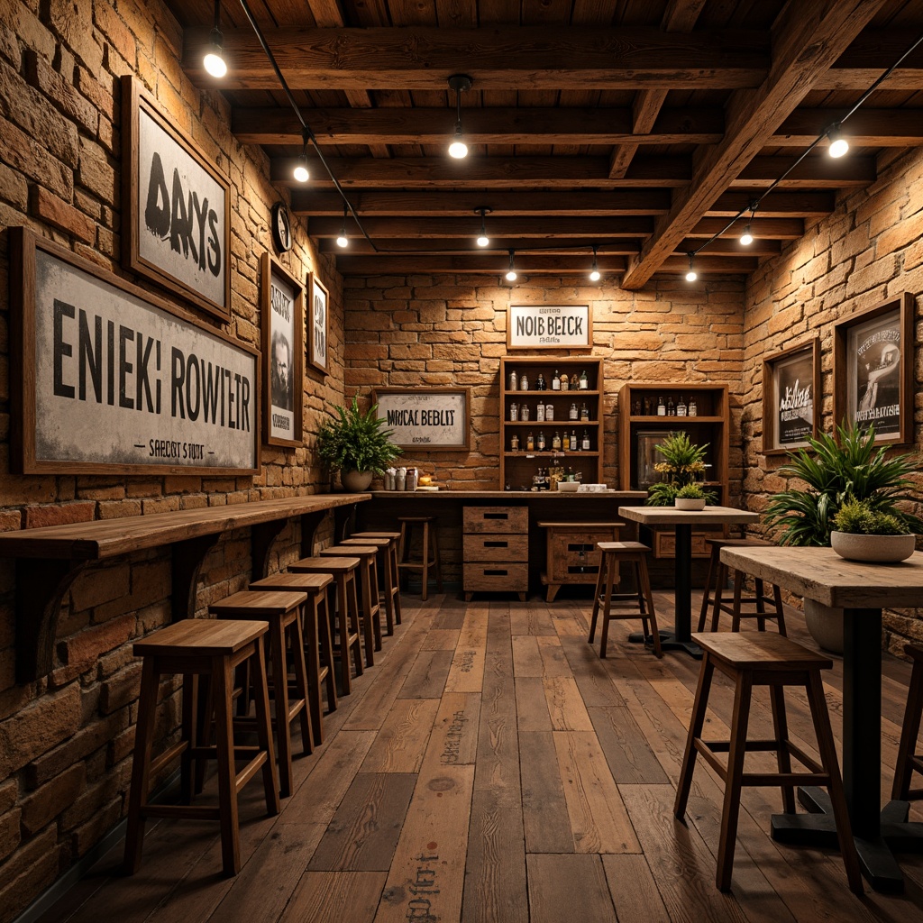 Rustic Style Home Bar Design Ideas