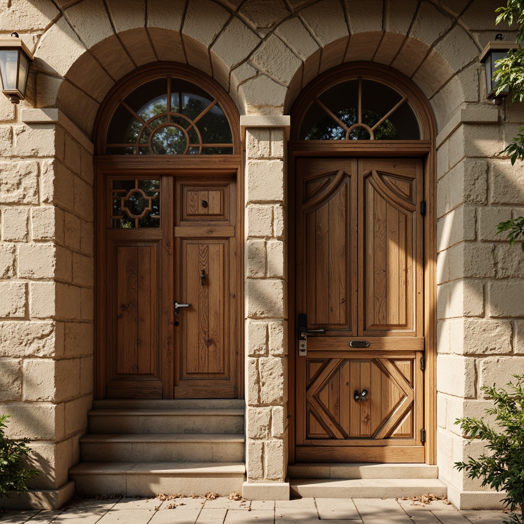 Prompt: Rustic stone walls, distressed wooden planks, vintage brick facades, ornate carvings, intricate moldings, earthy color palette, warm beige tones, rich brown hues, soft golden lighting, shallow depth of field, 1/2 composition, realistic textures, ambient occlusion, traditional European-inspired architecture, classic ornamental details, subtle weathering effects.