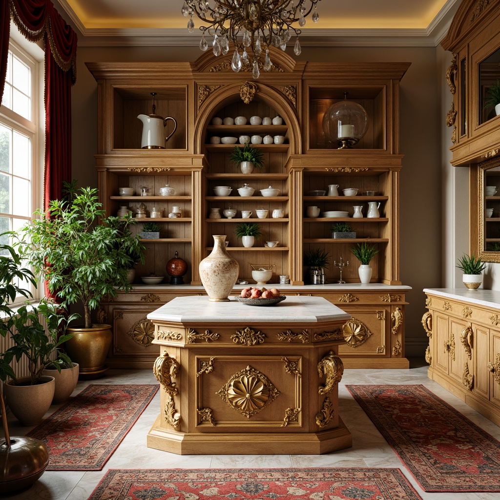 Rococo Style Pantry Interior Design Ideas