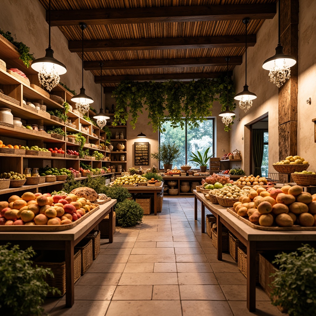 Grocery Store Mediterranean Style Building Design Ideas