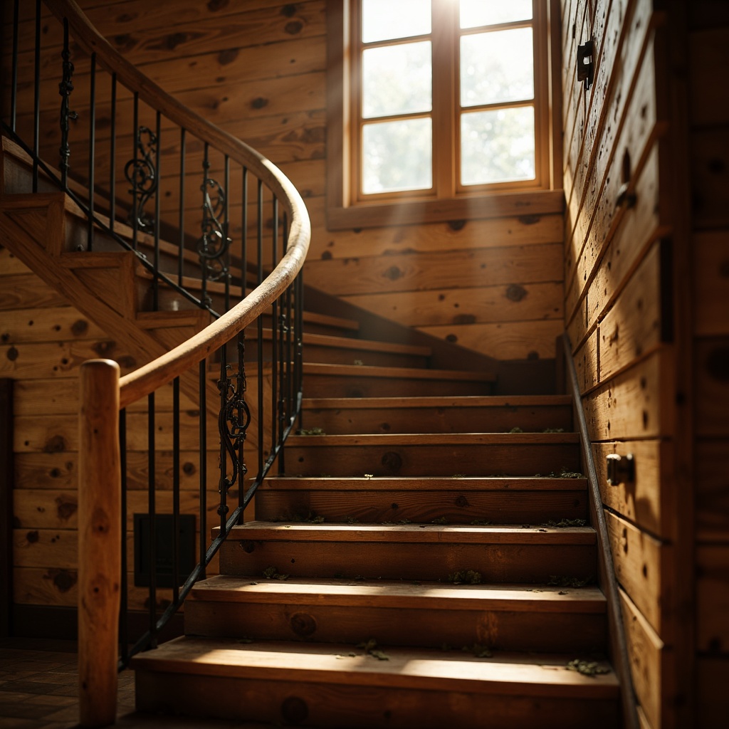 Staircase Vernacular Style Building Design Ideas