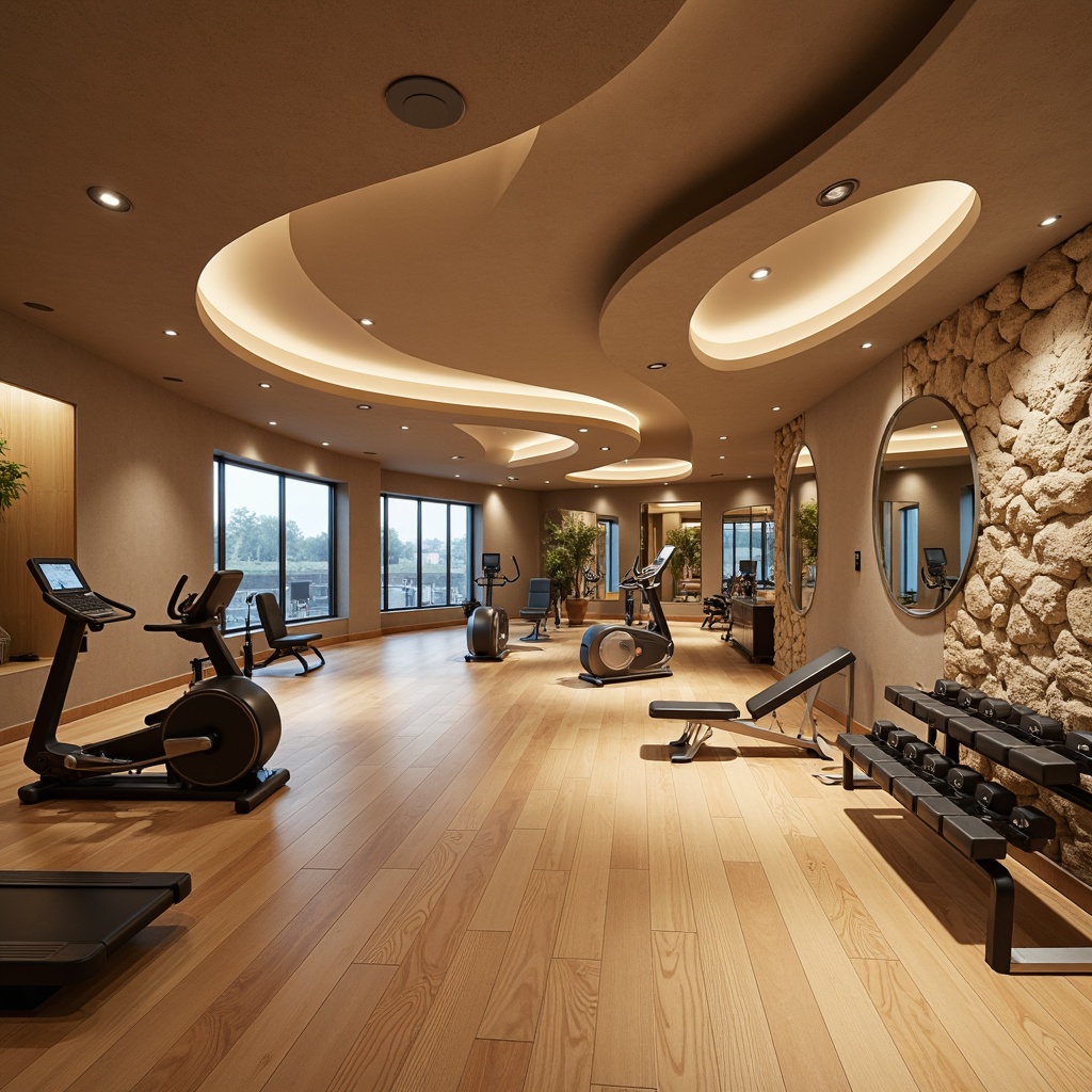 Art Nouveau Style Fitness Club Interior Design Ideas