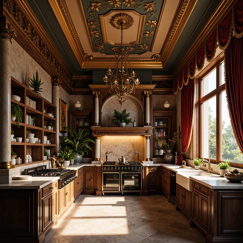 Kitchen Baroque Style Interior Design Ideas