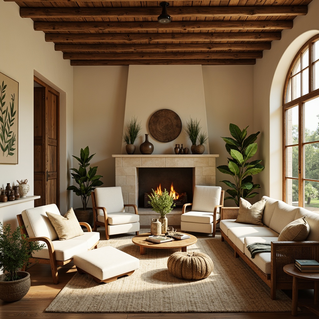 Prompt: Earthy villa, farmhouse style, natural materials, wooden accents, rustic charm, warm beige walls, soft cream trim, mossy greenery, vintage metal decor, distressed wood furniture, woven textiles, linen upholstery, organic patterns, botanical prints, warm golden lighting, cozy atmosphere, shallow depth of field, 2/3 composition, realistic textures, ambient occlusion.Let me know if this meets your requirements!