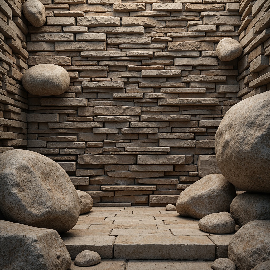 Prompt: Rustic stone walls, worn wooden planks, vintage fabric textures, distressed denim, rough-hewn boulders, natural rock formations, earthy color palette, organic patterns, tactile sensations, soft warm lighting, shallow depth of field, 1/1 composition, realistic material simulations, ambient occlusion.