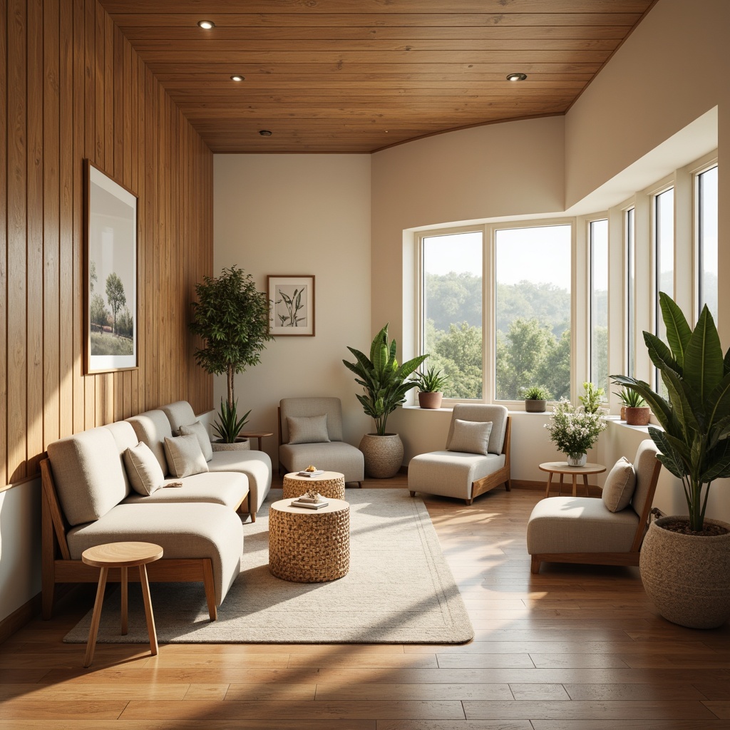 Prompt: Cozy dental clinic, calming atmosphere, soft beige walls, warm wood accents, comfortable waiting area, plush sofas, rounded coffee tables, minimalist decor, natural light, large windows, green plants, soothing color scheme, gentle curves, ergonomic chairs, adjustable armrests, soft upholstery, stain-resistant fabrics, easy-to-clean surfaces, modern dental equipment, sleek metal frames, subtle branding elements, calming artwork, serene soundscapes, warm LED lighting, shallow depth of field, 1/2 composition, realistic textures, ambient occlusion.