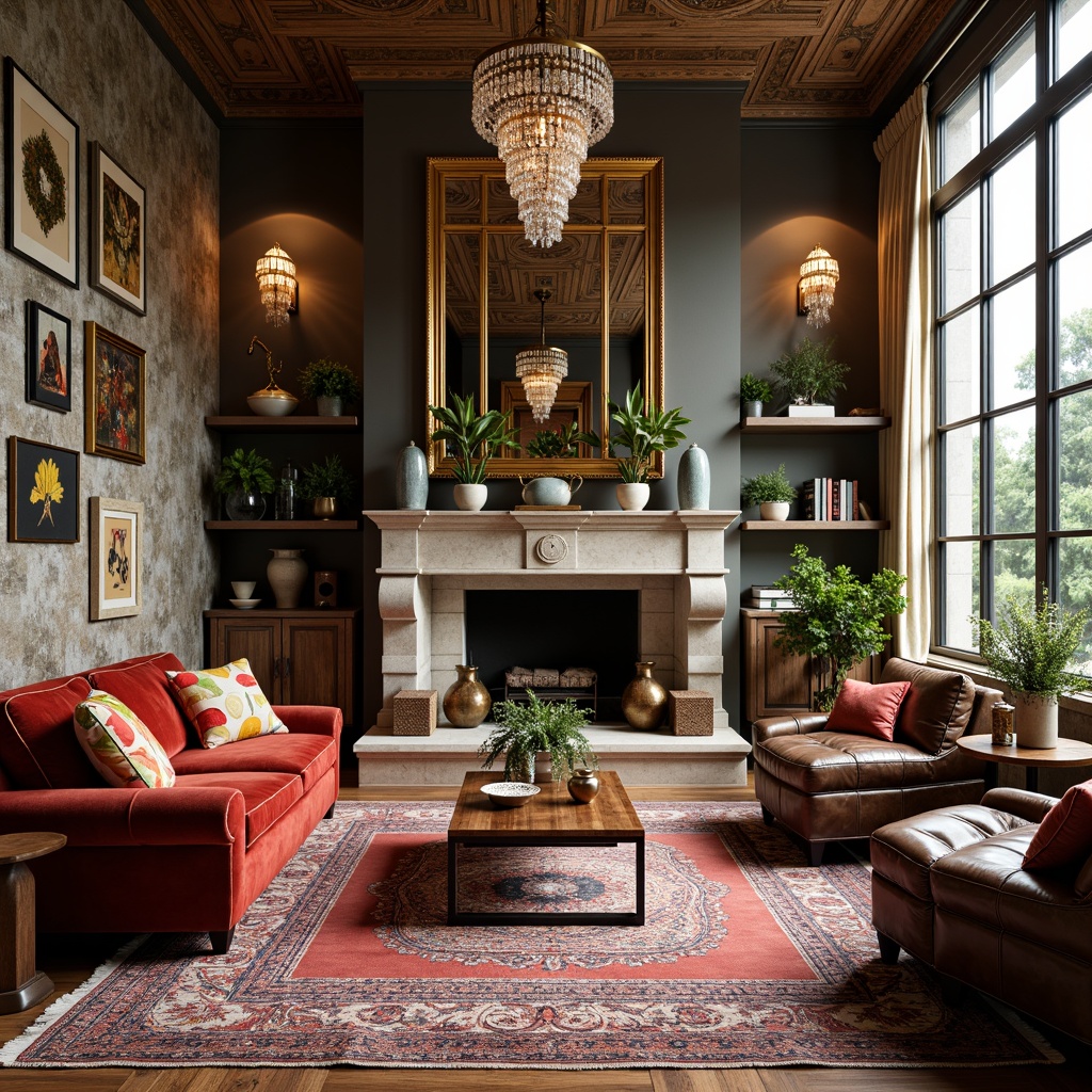 Eclectic Style Great Room Design Ideas