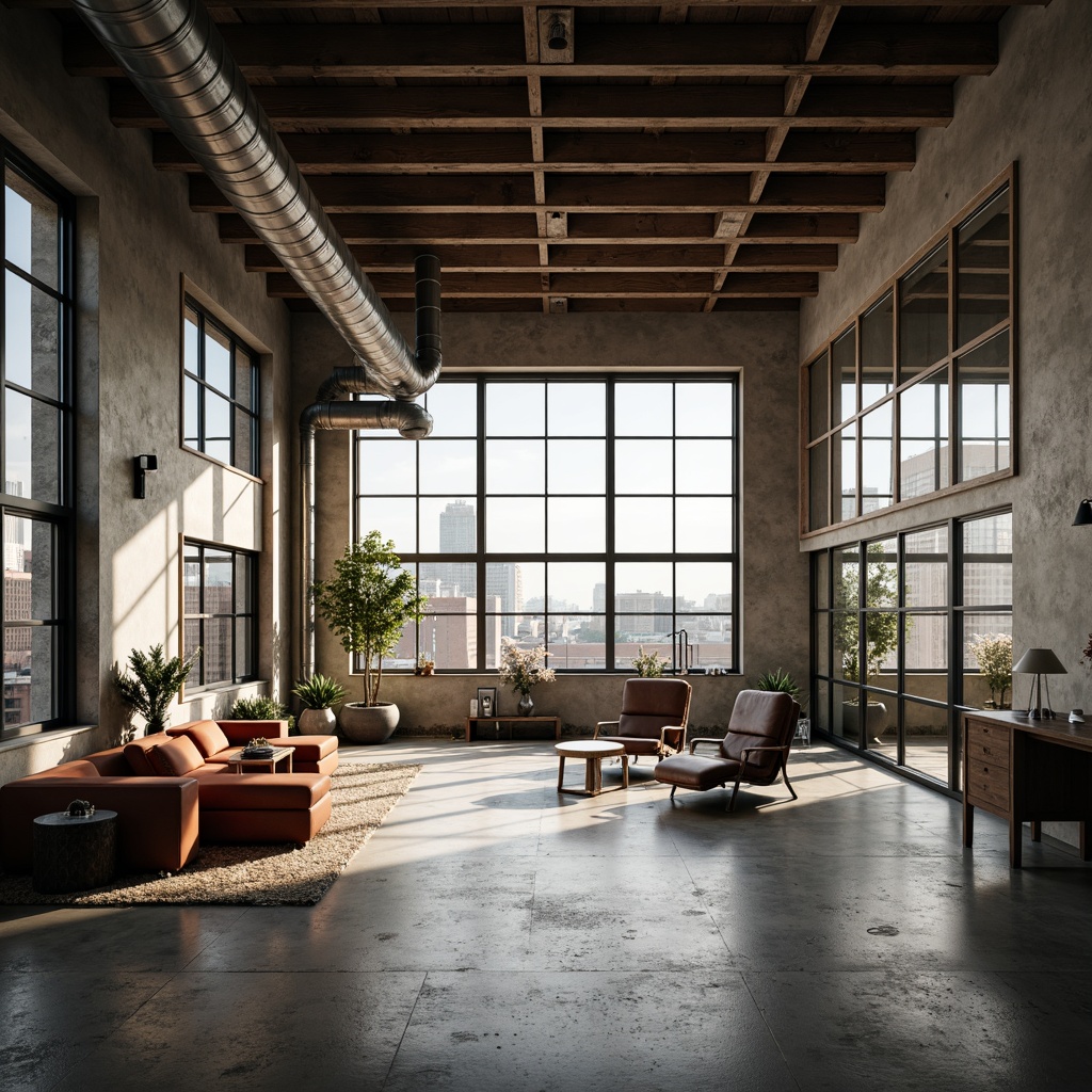 Loft Brutalism Style Building Interior Design Ideas