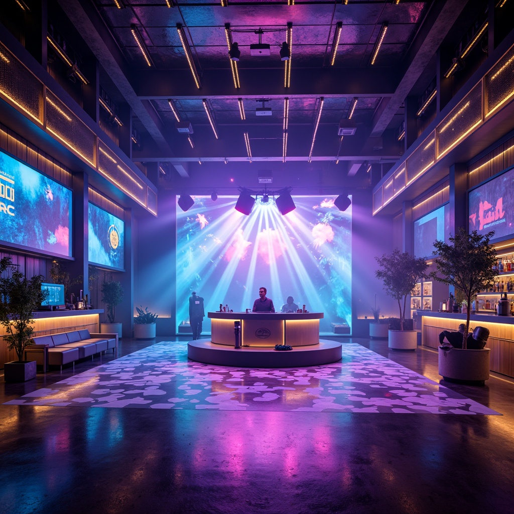 Nightclub Futurism Style Building Design Ideas