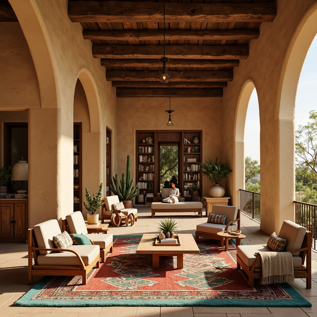 Southwestern Style Library Building Design Ideas