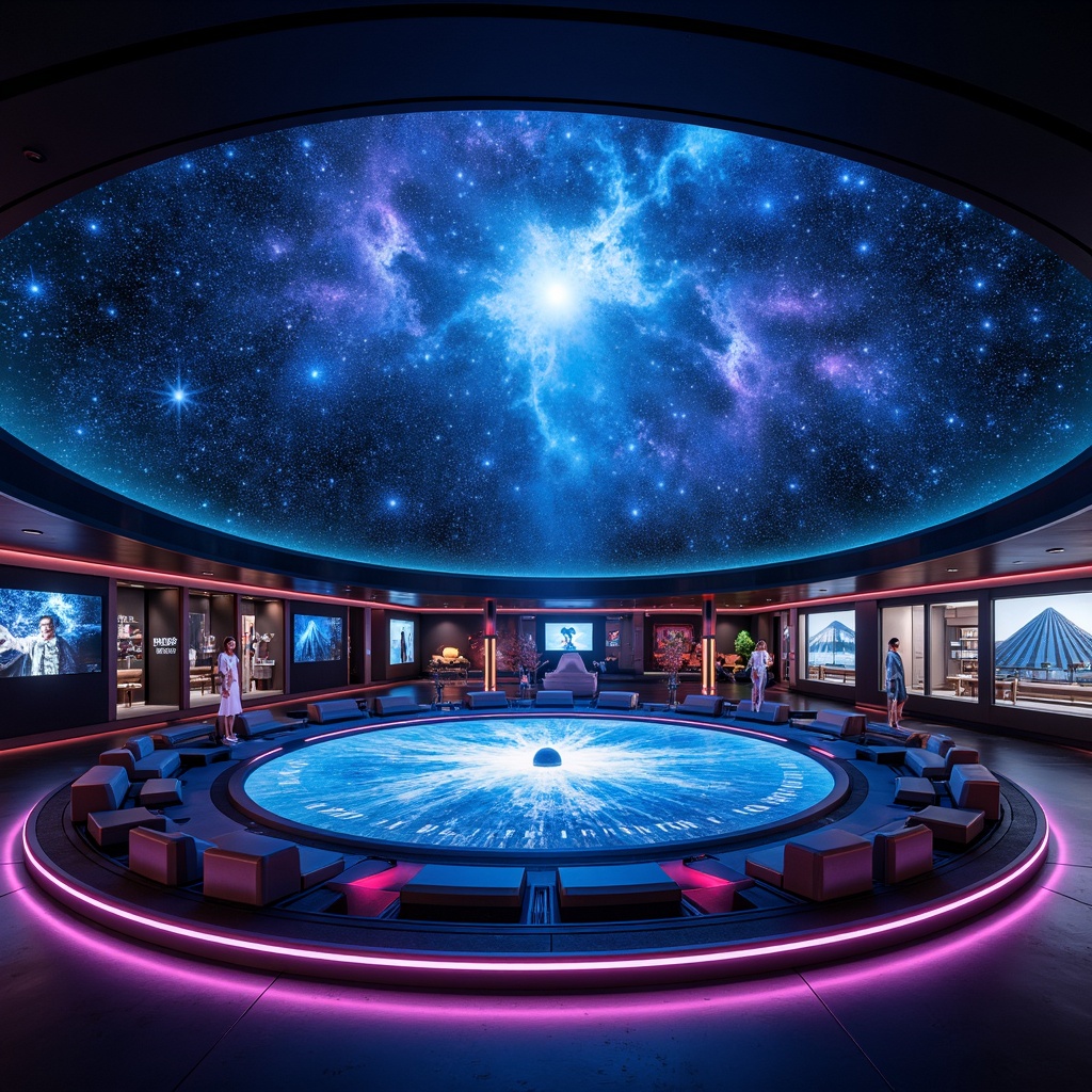 Planetarium Mid-Century Modern Style Interior Design Ideas