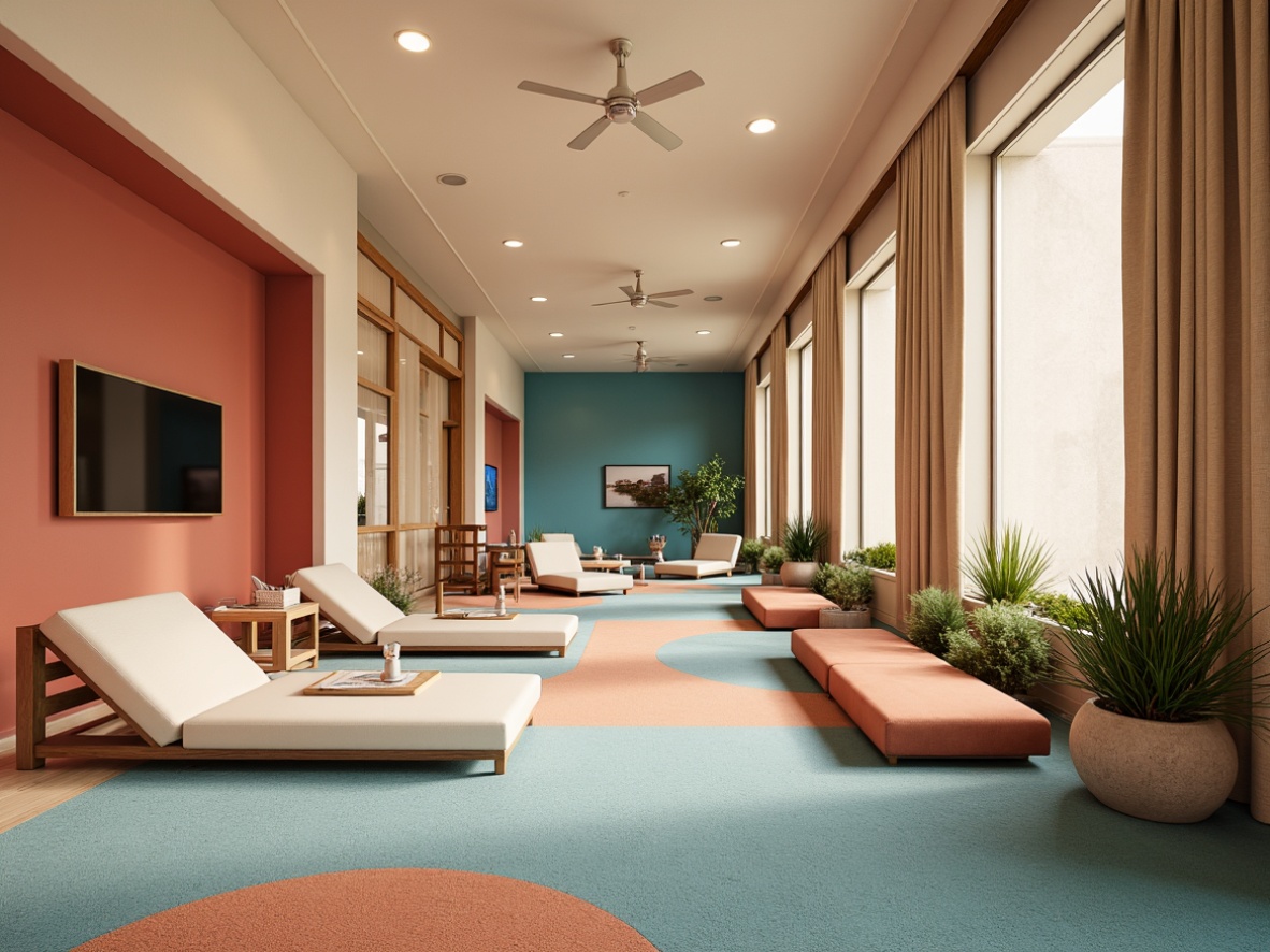 Prompt: Vibrant color palette, harmonious hues, pastel shades, bold accents, contrasting colors, analogous tones, monochromatic scheme, warm beige backgrounds, cool blue highlights, rich brown textures, metallic silver accents, soft peach undertones, natural earthy tones, subtle gradient effects, high-contrast lighting, cinematic mood, atmospheric ambiance, 3D visualization, realistic rendering, detailed textures, ambient occlusion.