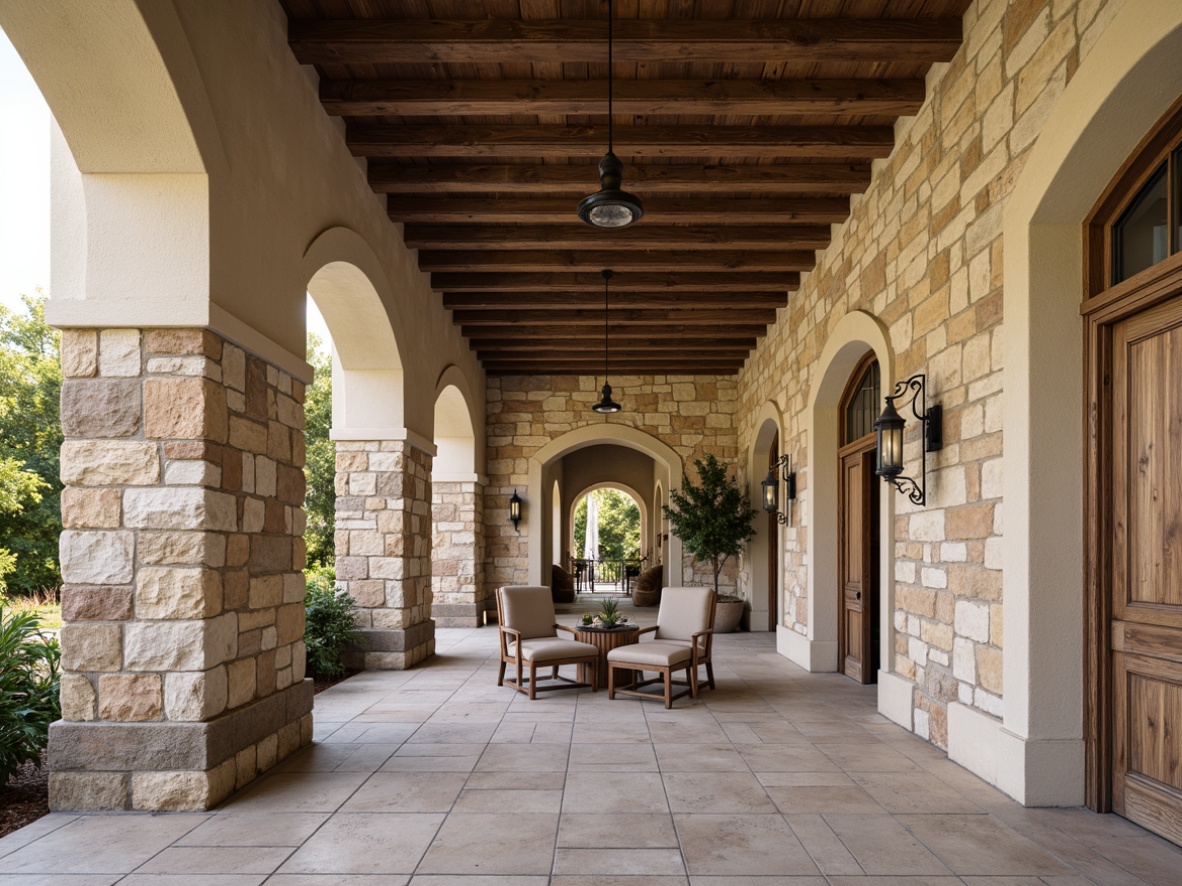 Prompt: Rustic stone walls, distressed wooden planks, soft cream-colored stucco, warm beige plaster, ornate metal accents, elegant moldings, decorative cornices, traditional French country shutters, rustic wooden doors, aged brick veneer, soft warm lighting, shallow depth of field, 1/1 composition, intimate atmosphere, realistic textures, ambient occlusion.