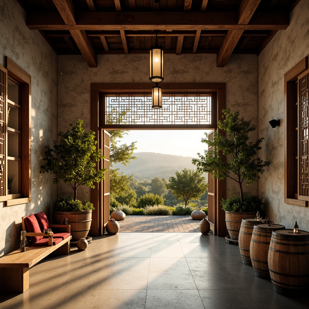 Asian Style Winery Interior Design Ideas