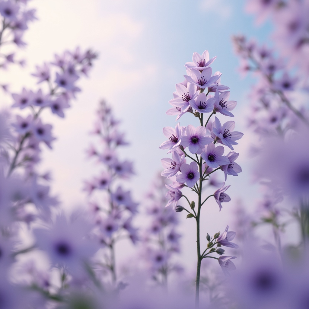 Prompt: Soft lavender hues, gentle blue tones, calming color scheme, pastel shades, creamy whites, warm beige accents, delicate florals, subtle textures, dreamy atmosphere, natural light, shallow depth of field, 1/1 composition, intimate view, realistic rendering, ambient occlusion.Let me know if you need any further adjustments!