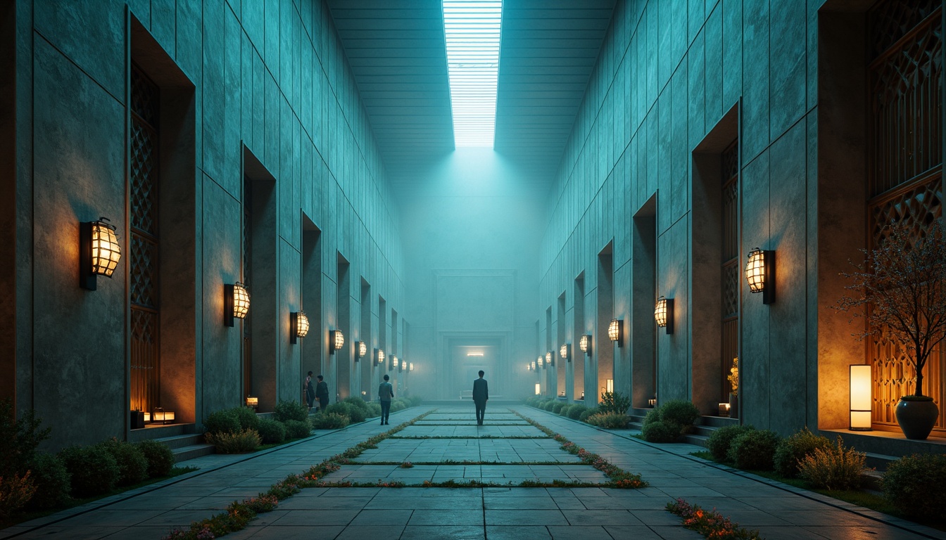 Prompt: Ethereal monastery, futuristic architecture, neon-lit corridors, ambient LED strips, holographic projections, minimalist chandeliers, sleek metal sconces, glowing orbs, iridescent glass pendant lights, ambient occlusion, soft warm glow, 1/1 composition, shallow depth of field, realistic textures, atmospheric fog effects, misty morning, sacred artifacts, ancient relics, futuristic interfaces, cyberpunk elements.