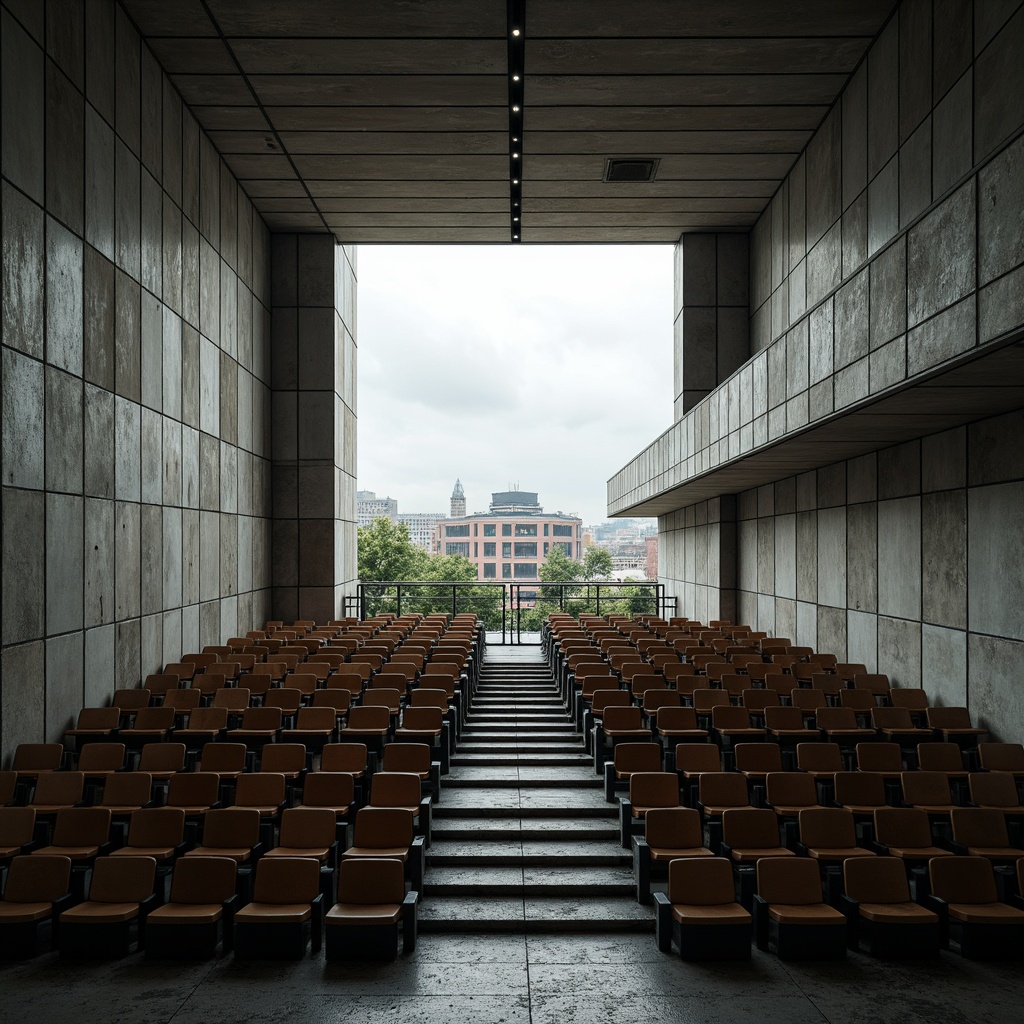 Auditorium Brutalism Style Building Design Ideas