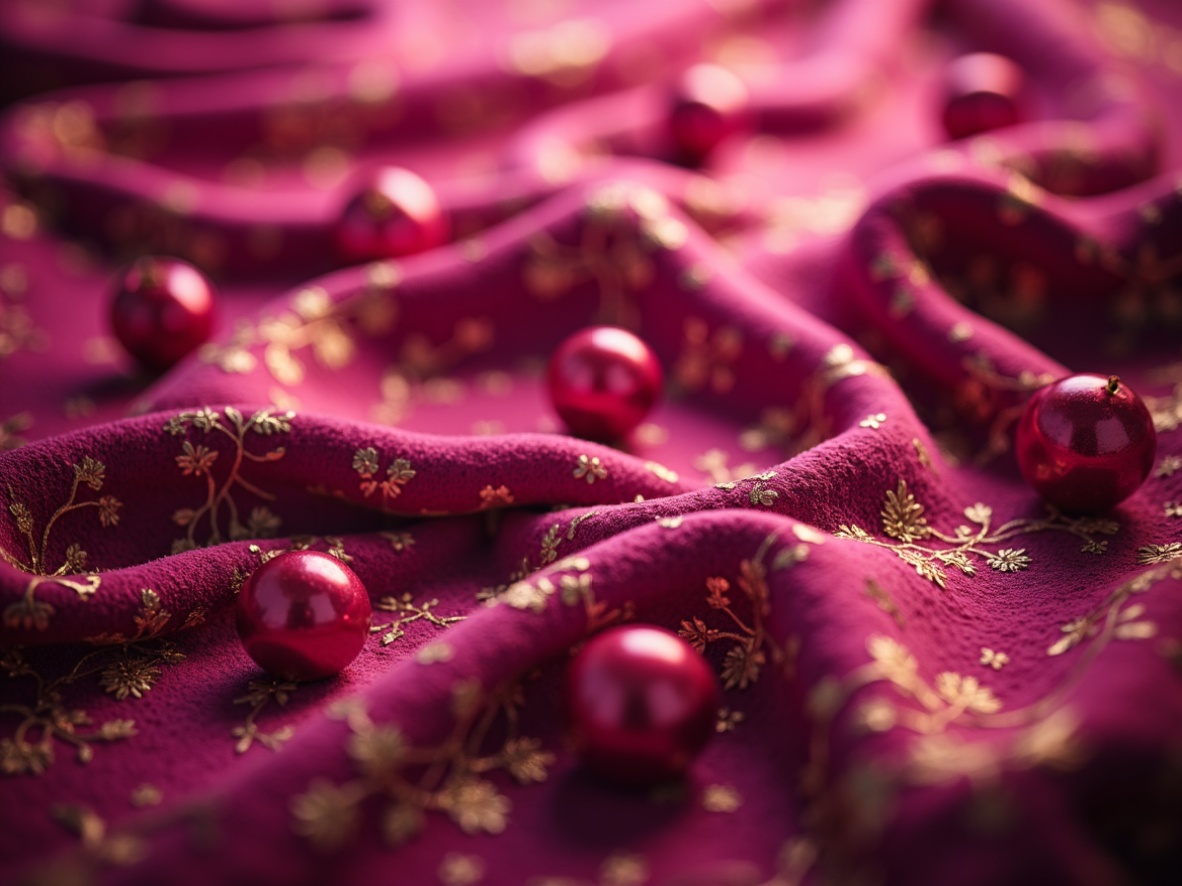 Prompt: Vibrant magenta accents, pastel pink hues, rich berry tones, metallic rose gold, deep plum shades, luxurious velvet textures, ornate golden patterns, opulent jewel-toned lighting, dramatic high-contrast composition, cinematic shallow depth of field, 1/2 portrait orientation, soft focus effect, dreamy bokeh blur.