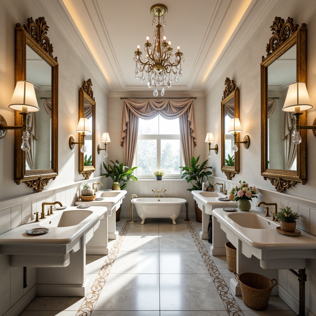 Bathroom Classicism Style Interior Design Ideas