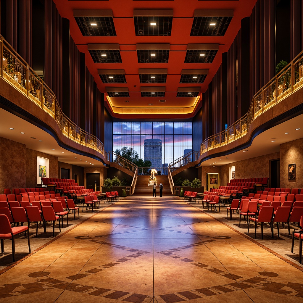 Brutalism Style Performing Arts Center Interior Design Ideas