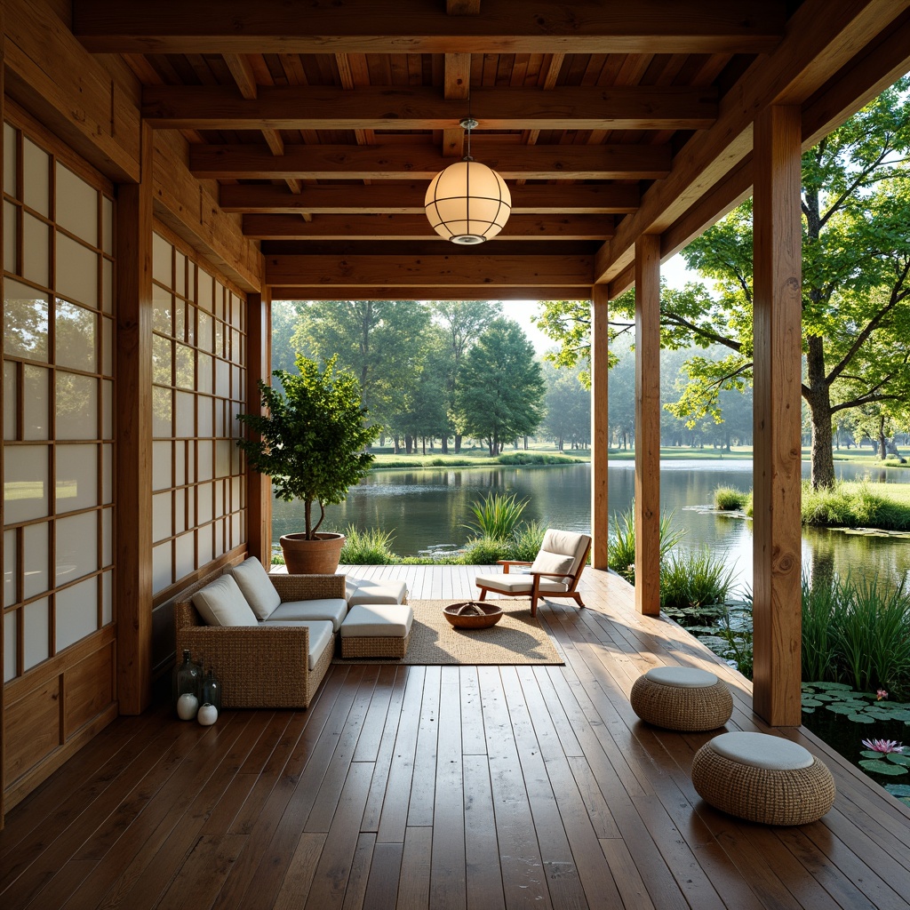 Boathouse Asian Style Building Design Ideas