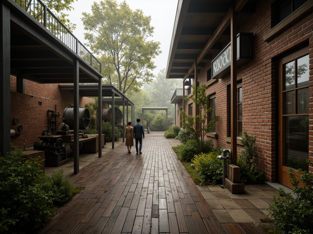 Prompt: Rustic zoo enclosures, industrial-style metal frameworks, exposed pipes, distressed wooden planks, vintage machinery parts, reclaimed brick walls, urban jungle atmosphere, misty morning lighting, shallow depth of field, 1/2 composition, warm color tones, realistic textures, ambient occlusion.