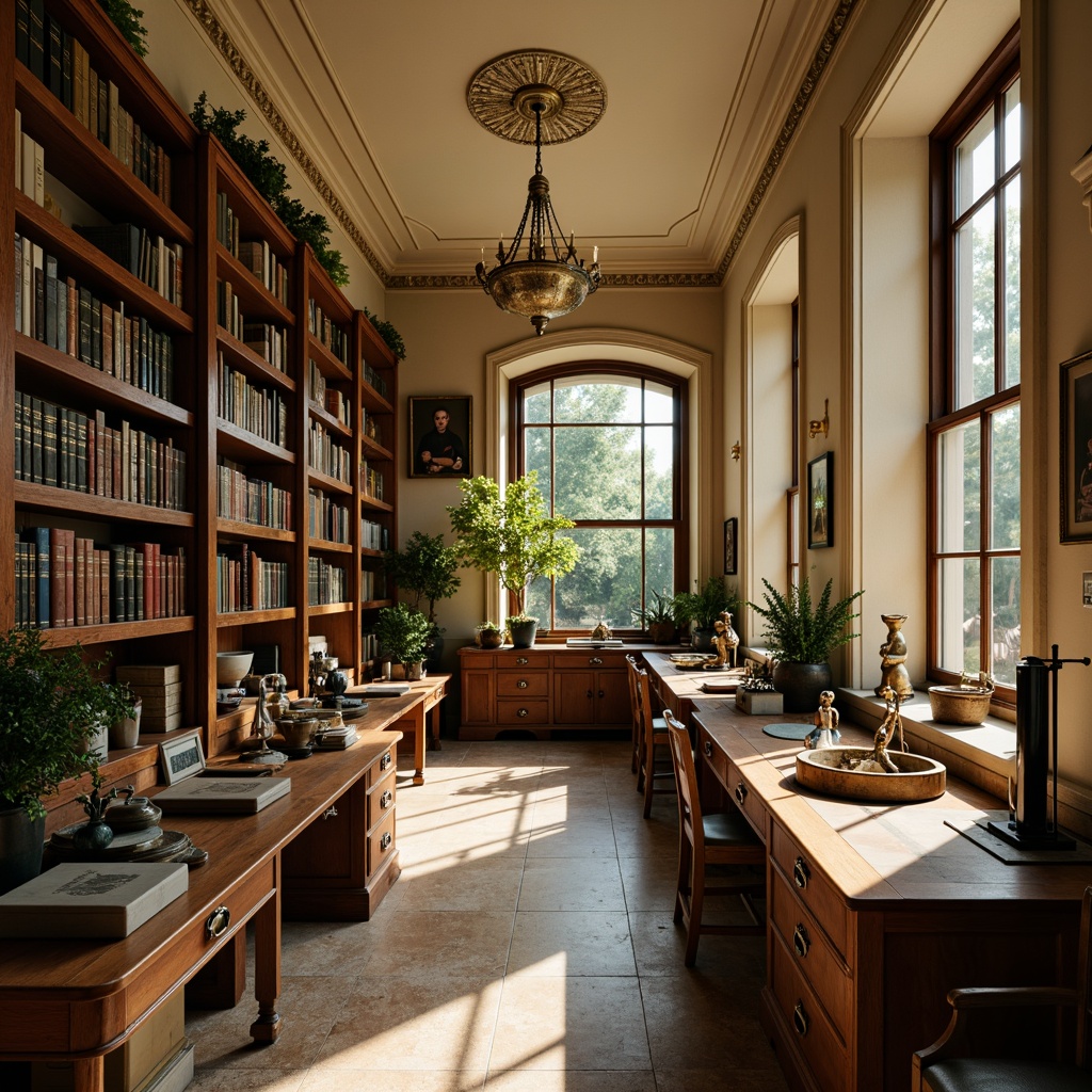 Laboratory Classicism Style Building Interior Design Ideas