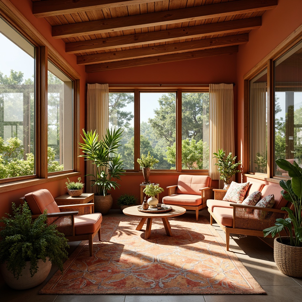 Mid-Century Modern Style Sunroom Design Ideas