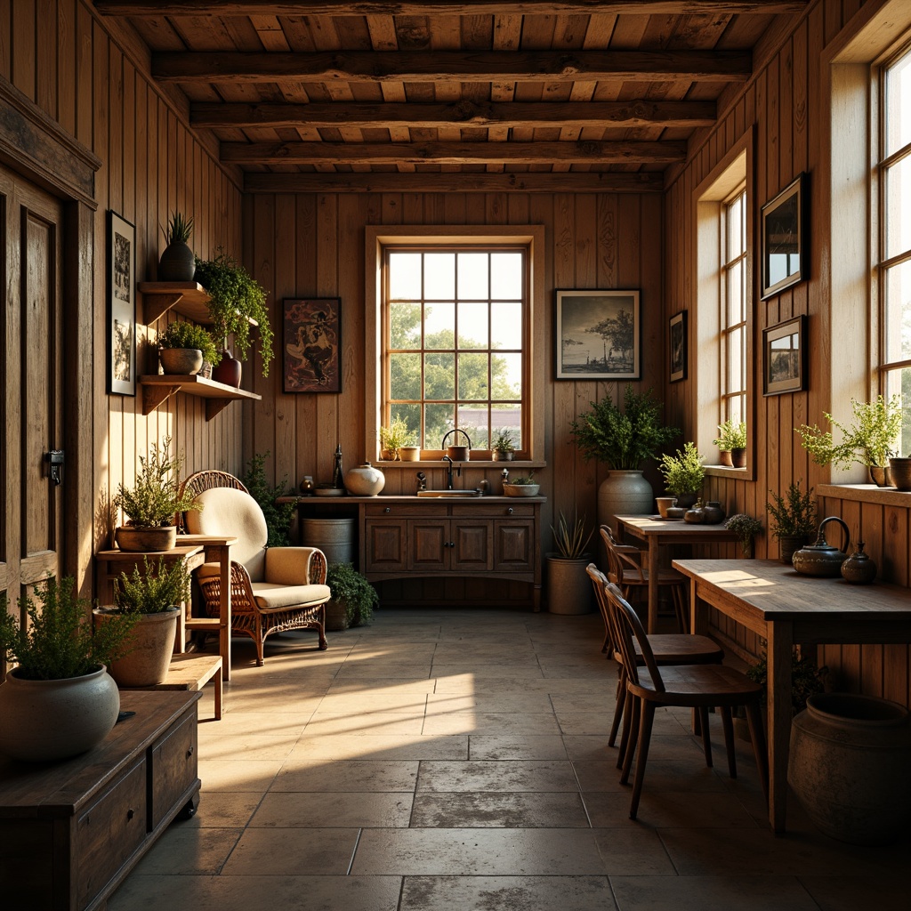 Prompt: Rustic storage room, warm golden lighting, softbox shadows, creamy whites, rich wood tones, ornate metalwork, distressed finishes, vintage decor, antique furniture, classic architectural details, subtle gradient effects, 1/2 composition, low-key lighting, gentle warm glow, realistic textures, ambient occlusion.