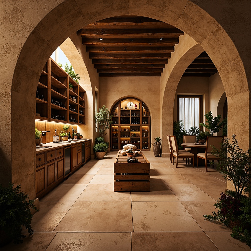 Mediterranean Style Wine Cellar Building Design Ideas