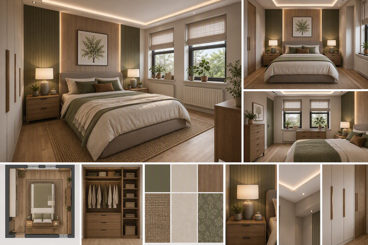 bedroom color ideas: PromeAI bedroom design reference 1