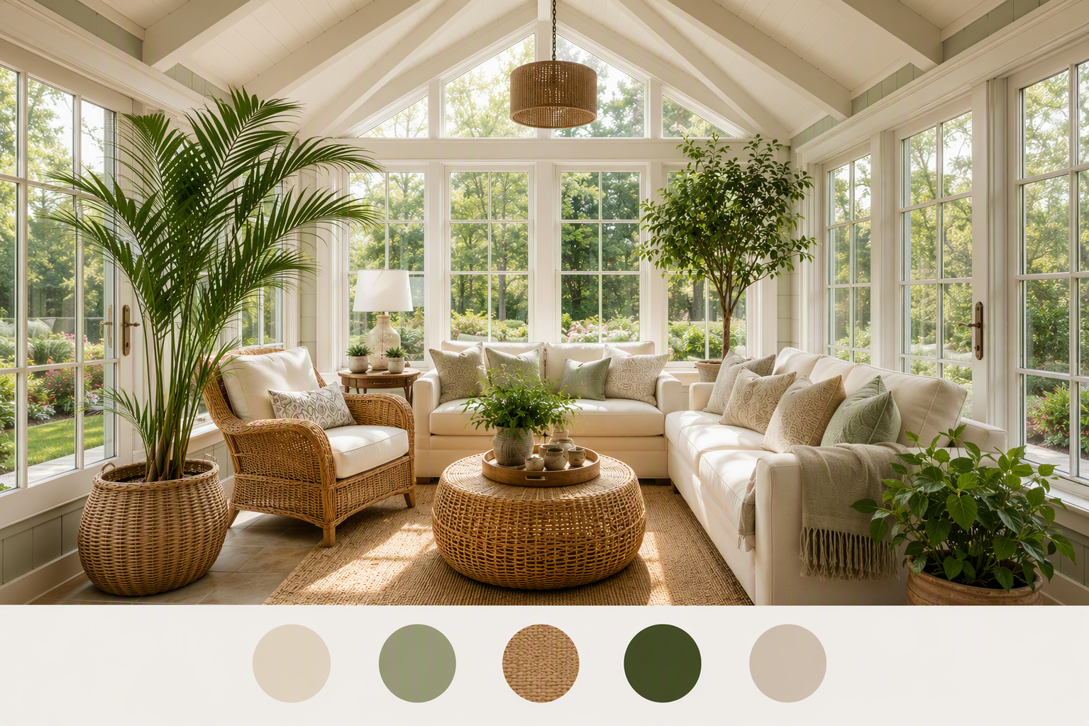 sunroom decor ideas: PromeAI sunroom design reference 1
