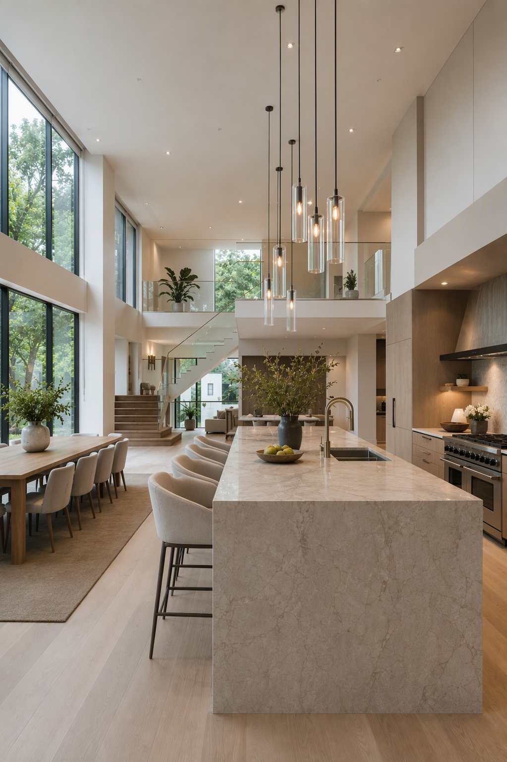 kitchen layout ideas: PromeAI kitchen design reference 1