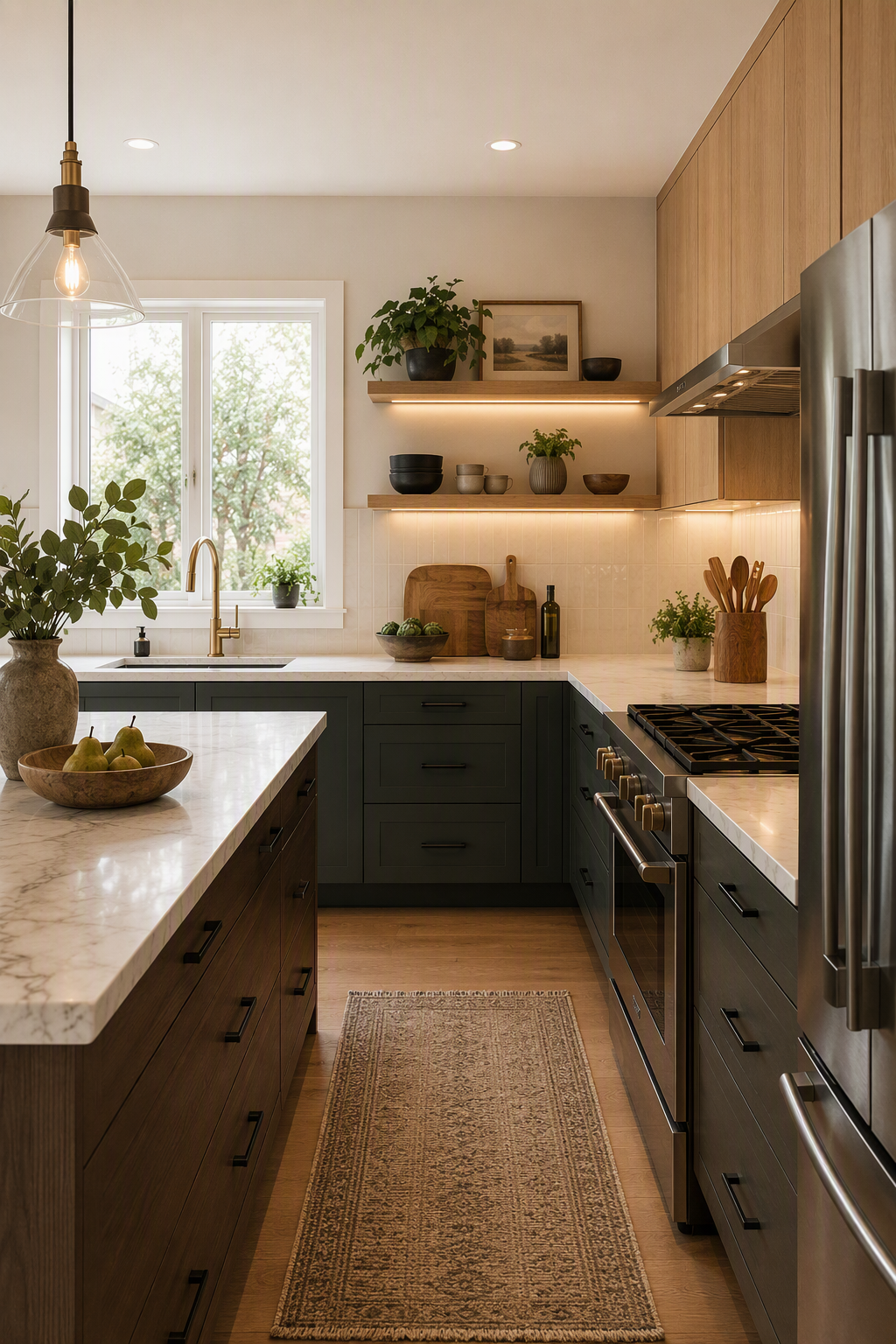kitchen backsplash ideas: PromeAI kitchen design reference 1