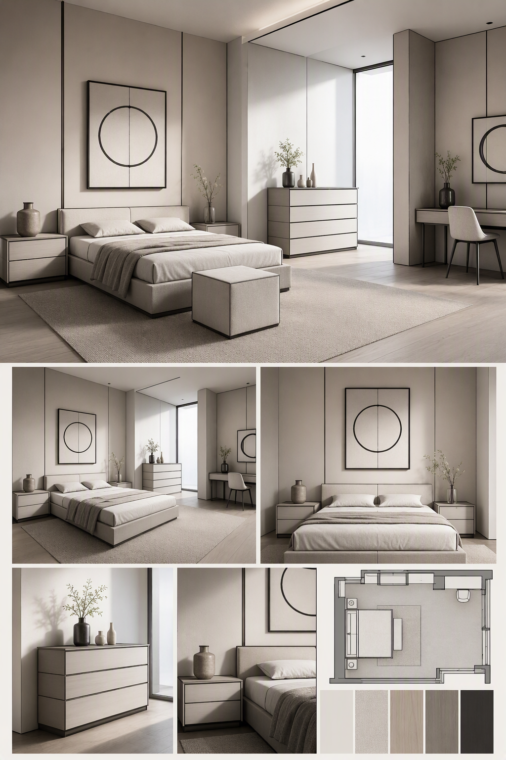 bedroom lighting ideas: PromeAI bedroom design reference 1
