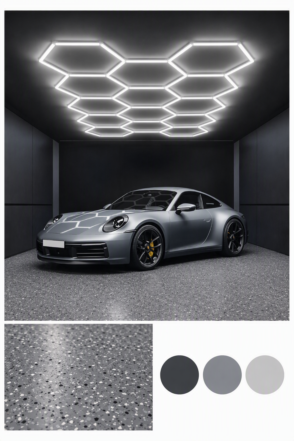 garage wall ideas — garage walls clearly visible with panels, painted surfaces or other finish treatments
